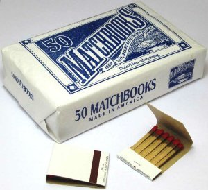 D.D. Bean & Sons 2 51 Packs of Plain White Matches Matchbooks for Wedding Birthday Wholesale Made in America