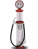 Cylinder Gas Pump Chevrolet Corvette, White - Yatming 98672 - 1/18 scale diecast model