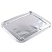 A World of Deals Half Size Foil Steam Lids - 30 Count