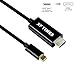 XF TIMES USB C to HDMI Cable USB 3.1 Type C Male (Thunderbolt 3 Compatible) to HDMI Male 4K x 2K Cable for the 2016 MacBook Pro, Chromebook Pixel, Samsung Galaxy S8/S8 Plus etc. (6 Feet/1.8 Meters)