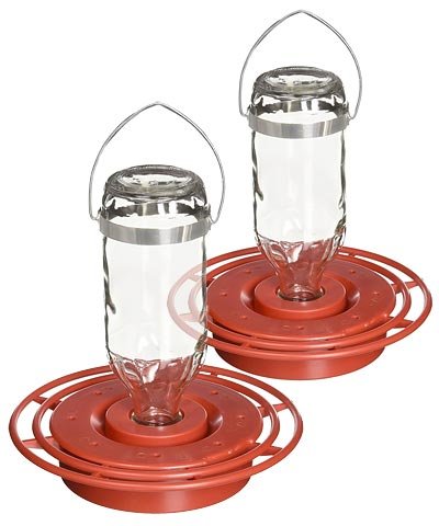 Amazon Com Pack Of 2 Best 1 Glass Hummingbird Feeders 8 Oz
