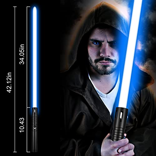PKSTVB Dueling Lightsaber, RGB 16 Colors Changeable Premium Aluminium
