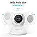 WiFi Camera, 1080P Security Camera System Wireless 2.4Ghz Home PTZ Pan/Tilt/Zoom Cam with 2 Way Audio Night Vision, Auto-Cruise, Motion Tracker, Activity Alert, Pet Camera iOS/Android/Windows