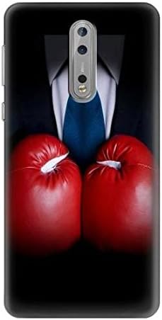 Businessman In Black Suit With Boxing Gloves Case Cover For Nokia 8