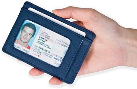 SwissElit Minimalist Wallet - Slim Design for Men and Women. Made from Durable Leather