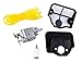 Podoy 530071987 Carburetor Tune Up Kit Compatible with Husqvarna 141 142 136 137 Chainsaw with Air Filter Fuel Filter Fuel Line 141 137 Chainsaw Parts WT-834 WT-657 WT-529 WT-289 WT-285 WT-23