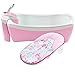 Summer Infant Lil Luxuries Whirlpool Bubbling Spa & Shower Bath Tub, Pink
