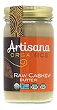 Artisana Organics - Cashew Nut Butter, Single Ingredient Handmade Rich and Thick Spread, USDA Organic Certified and Non-GMO (3-Pack, 14 oz)