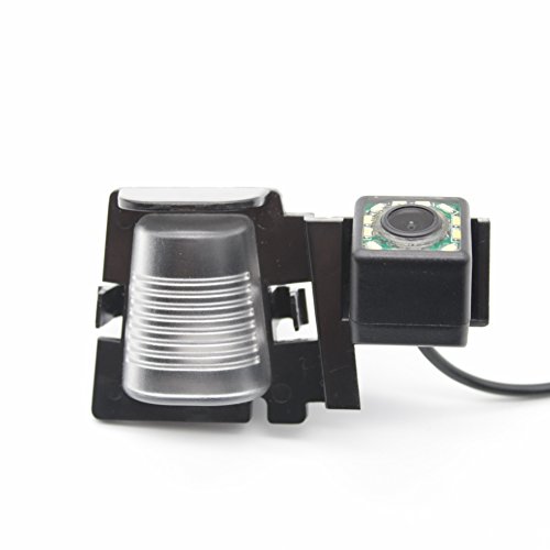 AupTech Car Rear View Camera with 12-LED for Jeep Wrangler JK only 2007-2017 Waterproof CCD Reversing Parking Backup Camera HD Night Vision NTSC Type With RCA Video Cable