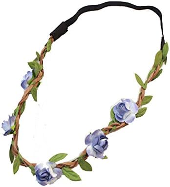 Kewl Fashion Seaside Beach Floral Crown Garland Halo Bridal Wreath Headband