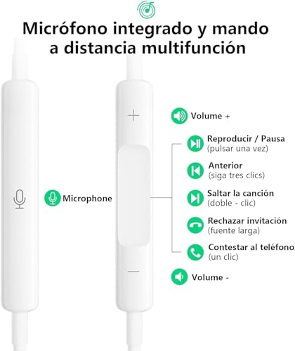Oeing Phone Headphones, Sound Isolating Wired Earbuds, Support Call Volume Control, Compatible with iPhone 14/13/12, iOS Compatible