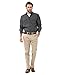 ADFOLF Men's Flat Front Slim Fit Chino Pants, Apricot, 36W x 34L