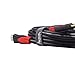 Aurum Cables - Pack of 10 High Speed HDMI Cable 2.0 with Ethernet - Supports 3D & Audio Return Channel [Latest Version] - 10 Feet - With 90 Degree Angle Adapter and Velcro Cable Tie - 10 Pack