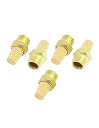 5 pcs Válvula Solenoide neumática Filtro de ruido Silenciador 1/4" PT hilo