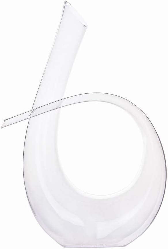 LINJJ 100% Hand Blown Lead-Free High Borosilicate Glass, 1000Ml Red Wine Carafe, Wine Gifts, Wine Accessories