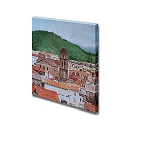 Canvas Prints Wall Art - Oil on Canvas - Cathedral of Salerno| Modern Home Deoration/Wall Art Giclee Printing Wrapped Canvas Art Ready to Hang - 12" x 12"