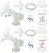 One-for-All Pump Parts for Spectra S2 Spectra S1 9 Plus Breastpump Replace Spectra Flange Spectra Backflow Protector. Wide Mouth Bottle Breastshield Valve Tubing Backflow Protector Silicone Diaphragm