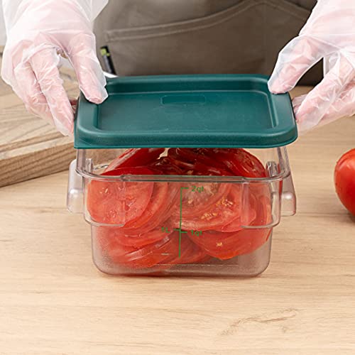 LIDS ONLY Met Lux Food Storage Container Lids, 10 Square Marinating