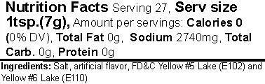Dutchman's Buttery Popcorn Seasoning Salt,Old Fashioned Flavor (Butter Flavored, 4.5 oz) Decorative Glass Shaker Jar - Thumbnail 3
