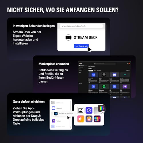 Stream Deck MK.2 Weiß Studio-Controller, 15 Tasten