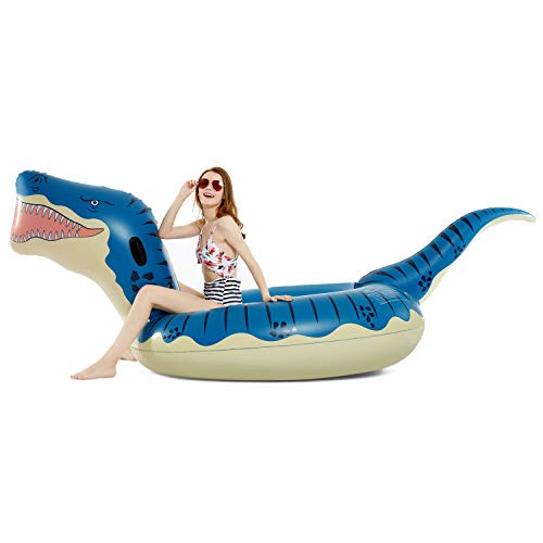 Jasonwell Inflatable Dinosaur Swimming Pool Float for Kids Boys Girls ...