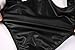 YUFEIDA Men's Athletic Supporters Faux Leather Soft Jockstrap Leotard Slim Fit Active Base Layers Jumpsuits Bodysuit