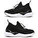 WETIKE Boy's Shoes Mesh Slip on Lightweight Running Sneakers