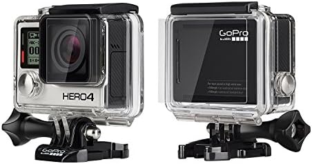 ADQQ 2 Pack GoPro Hero4 Lens & Screen Protectors Tempered Glass for GoPro HERO 4 Sport Camera