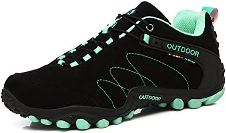 Always Prettyt Women/Men's Waterproof Walking Hiking Trail Shoes Casual Running Shoes Sneakers Black-2 US 7 men