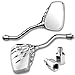Atpmtas Custom Motorcycle Motorbike Skeleton Hand Claw Side Rear View Billet Mirror Universal Fit Honda Cb 750 CBR 600 F4i 1000 Vt1100c Shadow Spirit Nighthawk Magna