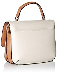 Calvin Klein Dani Hermine - Tirador de piel con bordado floral