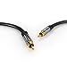 KabelDirekt – 20ft Long – RCA/Phono subwoofer Lead Cable, 1 to 1 RCA/Phono, Audio/Digital/Video (Coax, Male/Male Plugs, for amps/Hi-Fis, Audio Signals/Composite Video, 75 ohm, Black)