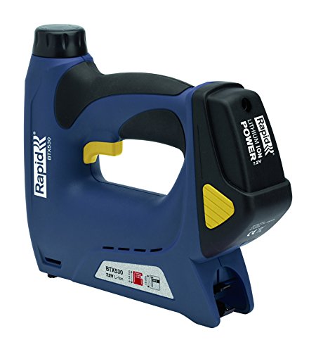 Rapid Akku Tacker BTX530, Hohe Leistung mit 7,2V Li-Ion Akku, für Klammern Typ 53, 6-14mm und Nägel Typ 8 (18Ga) 15mm – Bild 4