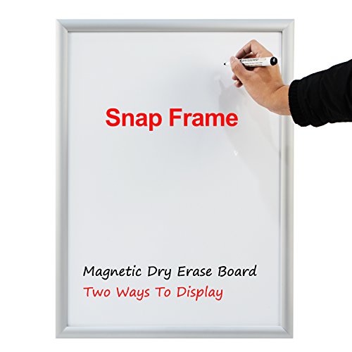 image for T-Sign 24 x 36 Inches Aluminum Snap Poster Frame Inclueds White Dry Ea