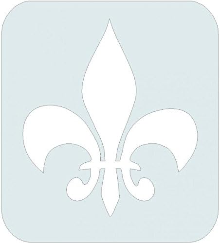 Fleur-de-lis Professional Airbrush Stencil