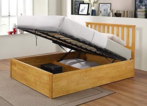 Kelsey Stores Wooden Ottoman Storage Bed King Size Storage Bed 5ft Zoe