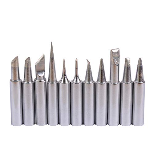 Bleiou 11pcs Replacement T18 Soldering Iron Tips for HAKKO FX-888D FX-888 FX-8801 FX-600