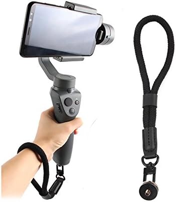 Hensych Upgraded Hook Hand Strap Safe Wrist Bracelet with 4/1 Screw for DJI OSMO Mobile 2、Smooth 4,Fit for Gopro and Other SLR Camera