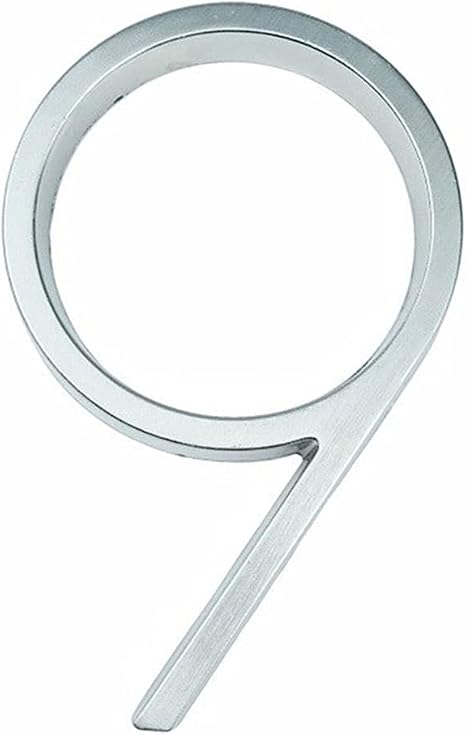 Amazon Co Jp ハウス番号記号 0 9アルファベット12cm 手紙 ダッシュ スラッシュ看板家のドア番号屋外アドレス Color 9 ホーム キッチン