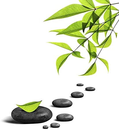 Amazon Com Zen Stones And Bamboo On White Background Photography A 9x12 Fine Art Print Home Wall Decor Artwork Poster Posters Prints
