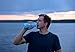 Kanrel Glass Drinking Water Bottle 32 oz with Silicone Sleeve Cover Protector (1 Litre XL) Eco Friendly, Essential Oil & Dishwasher Safe