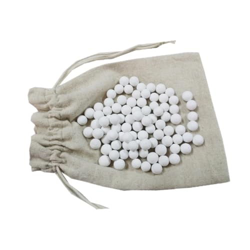 Cabilock 1Bag Heat Resistant Baking Stone for Tart and Pans Premium Steam Stone with Cloth Bag for Professional and Personal Baking Use