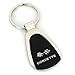 Corvette C3 Black Tear Drop Metal Key Ring