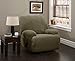 Stretch Sensations 849203012232 Newport Jumbo Recliner Stretch Slipcover, Sage