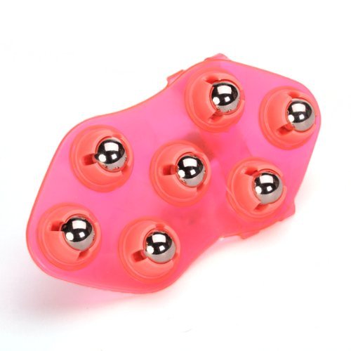 Sun Moon 360 Degree Rotation 7-ball Hand-held Body Massager Roller Massager Color Random