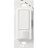 Lutron Maestro Motion Sensor Switch | 5 Amp, Single-Pole/Multi-Location | MS-OPS5M-SW | Snow
