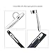 Qoosea Compatible with Apple Pencil Pen Clip Removable Accessories Kit 2pcs Replacements with 4pcs Silicone Rings Compatible with Apple Pencil Pen