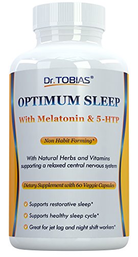 Optimum Sleep - With 6mg Melatonin, 5-HTP, Valerian Root & Herbs - 60 Capsules