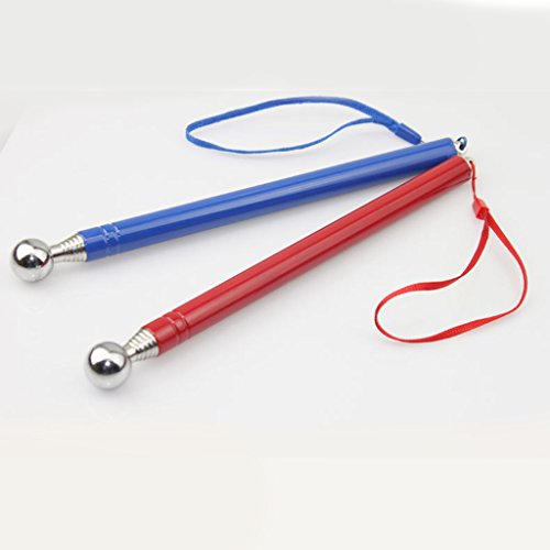 Dolity 115/130cm Durable Extendable Pole Portable Handheld Pole Telescopic Pointer for Flags Windsock - 130 cm - Red
