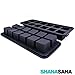24 Cube Silicone Ice Cube Trays (2 Pack of 12 Ice Cubes Trays) Odor Free & No Aftertaste - Easy Release Soft Silicone Ice Molds - Perfect for Large or Small Ice Cubes